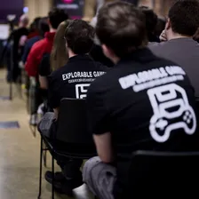 Explorable Games crew at the NN1 Dev Club #13